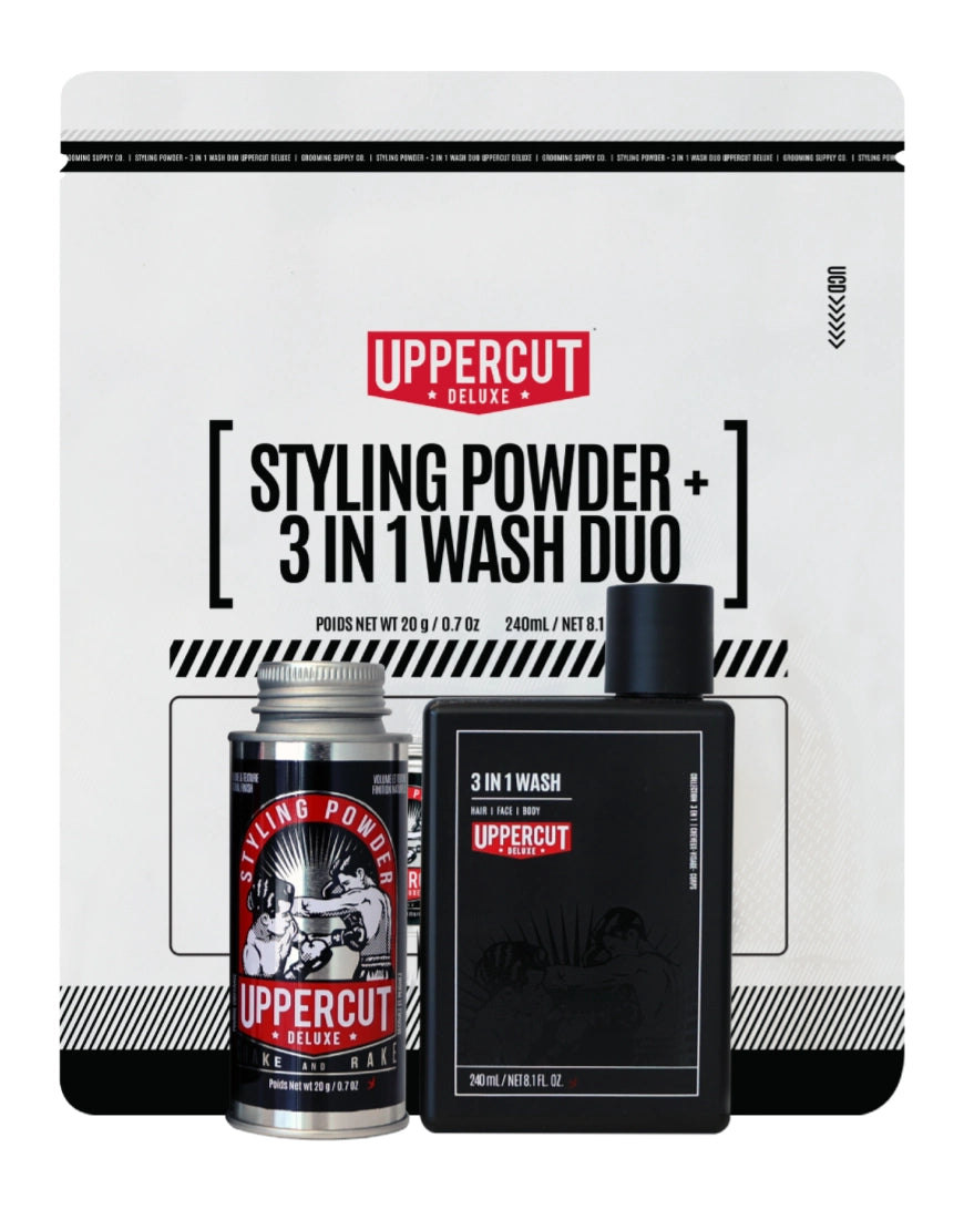 UPPERCUT STYLING POWDER + 3-IN-1 WASH