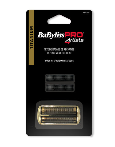 R BABYLISS FOIL HEAD + BLADES GOLD